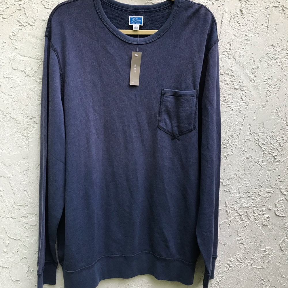 J.Crew men’s sweatshirt size XL. NWT. Navy